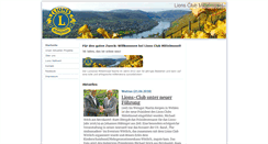 Desktop Screenshot of lions-club-mittelmosel.de